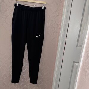 Nike Black Sweatpants with White Logo